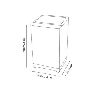 Lavadora Mabe LMAP1015WGBB0 Carga Superior 10kg Silver