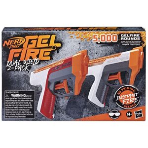 Juguete Lanzador NERF Ner Gelfire Dual Wield Pack F8087 Blanco