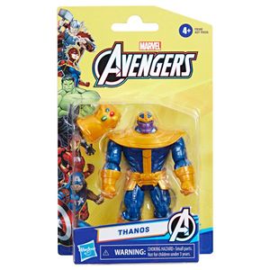 Figuras de Acción MARVEL Avn 4in Dlx Thanos Fig F9340 Amarillo