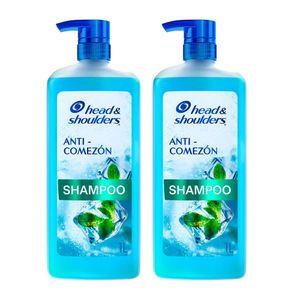 Pack Shampoo Head & Shoulders Anti-Comezon Frasco 1L Paquete 2un