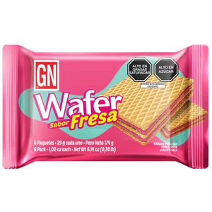 Wafer GN Fresa Paquete 6un