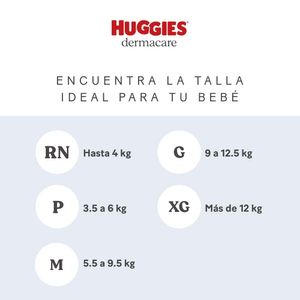 Pañal HUGGIES Dermacare Talla XG Paquete 38un