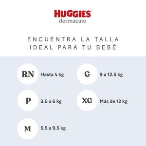Pañal HUGGIES Dermacare Talla RN Paquete 78un