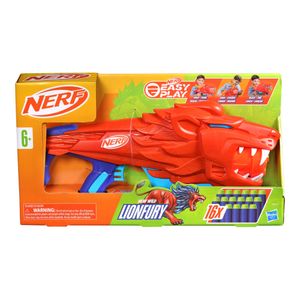 Juguete Lanzador NERF Ner Lionfury F8646 Rojo