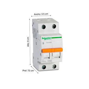 COMBO Interruptor Termomagnético EASY9 MCB 2x32A + Interruptor Diferencial EASY9 MCB 2x40A Schneider Electric