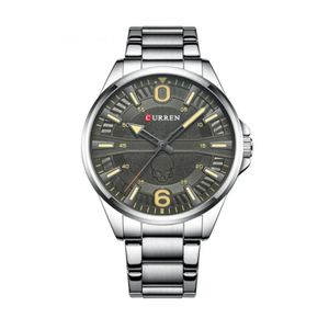 Reloj Análogo Curren Original KREd240212 para Hombre Acero Color Plateado
