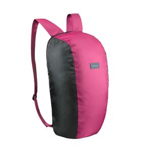 Mochila De Viaje Forclaz Original 8560406 Compact 100 10 L Color Fucsia 10L