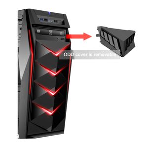 Gabinete Antryx Elegant 650 Black, incluye USB 3.0, panel frontal con malla metálica, con fuente 350w