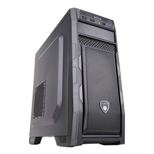 Gabinete Antryx Xtreme E250 Plus Black, USB 3.0, con fuente B450w