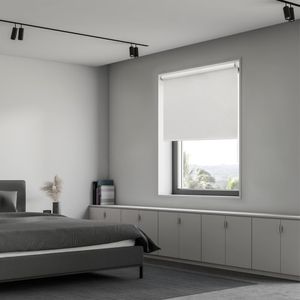 Cortina Roller Black Out Sooth Blanco 160/156x160cm Inspire