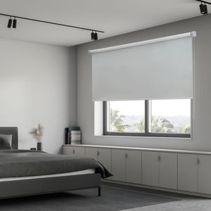 Cortina Roller Black Out Sooth Gris Granit 200/196x220cm Inspire