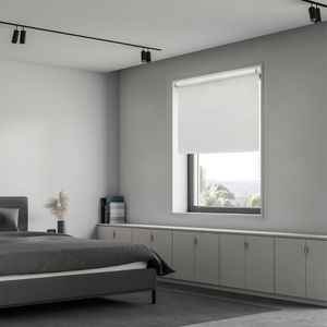 Cortina Roller Black Out Sooth Blanco 80/76x160cm Inspire