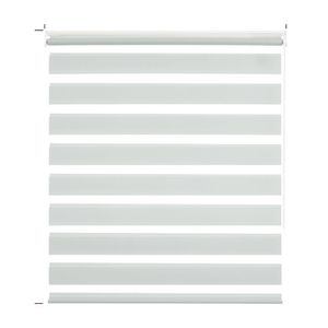 Cortina Roller Día/Noche Lumina Gris Granit 160/156x160cm Inspire