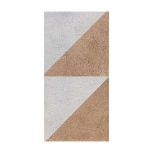Brick Decorado Paracas Beige 7.5x15cm Juego 4 piezas Celima