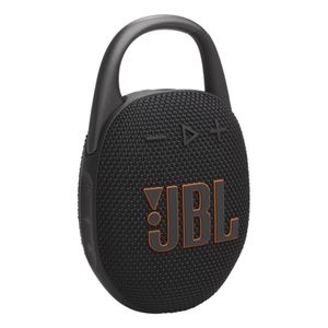 Parlante bluetooth JBL Clip 5 potencia 7W, resistente al agua IP67, hasta 12 horas de reproducción, negro