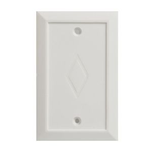 Tapa Ciega Rectangular Blanco Luzzini Electric