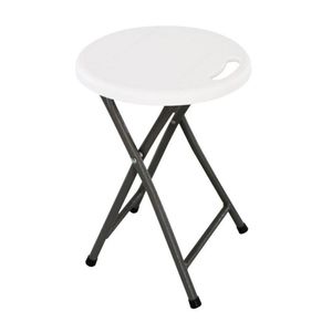Banco Plegable Plástico Blanco Orange