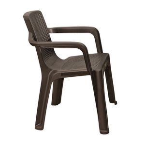 Silla de Terraza Eterna con brazos Wengue Rimax
