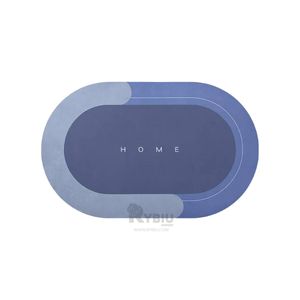 Tapete Elegante para el Piso Azul Acero Y+Papel de Regalo