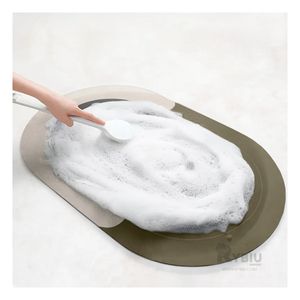 Tapete Forma Ovalada en Color Marron Y+Papel de Regalo