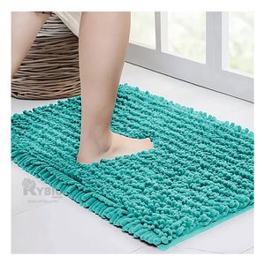 Tapete Rectangular Contemporaneo en Verde Y+Papel de Regalo