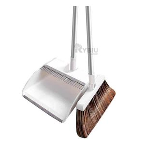 Escoba Practica con Recolector Blanco Y+Papel de Regalo