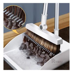 Escoba Practica con Recolector Blanco Y+Papel de Regalo