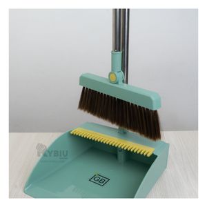 Escoba para el Hogar Resistente de Verde Y+Papel de Regalo