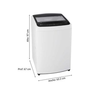 Lavadora LG WT16WVTB TurboDrum Carga Superior 16Kg Blanco