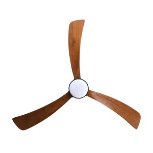 Ventilador de Techo Orange Mónaco 52" 3 Aspas 1 Luz LED Marrón + Control