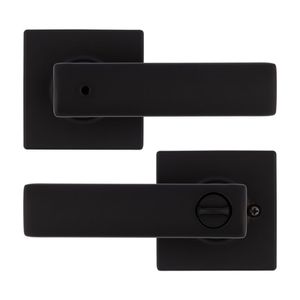 Manija de Baño Breton Bronce Negro Kwikset