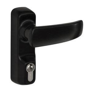 Manija exterior para antipánico Trim Negro Fibi For Iseo