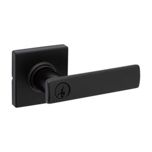 Manija de Dormitorio Breton Bronce Negro Kwikset