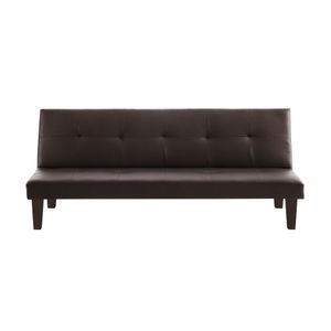 Futon Nuevo Arizona Cuero Pu Marrón Orange