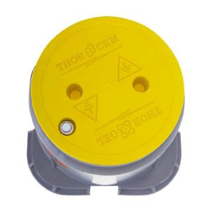 Caja de registro con tapa amarilla gel Thor