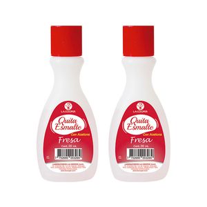 Quita Esmalte con Acetona Fresa La Cooper 30ml 2 Unidades