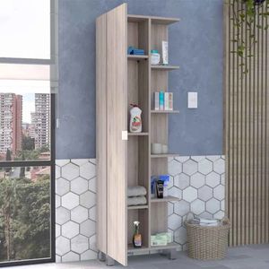 Mueble auxiliar de Baño Multiusos Pukas color Ceniza TU MESITA