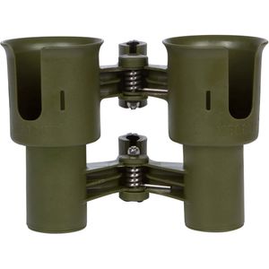 Portavasos Y Soporte para Bebidas Robocup Clamp On Dual Cup Olive