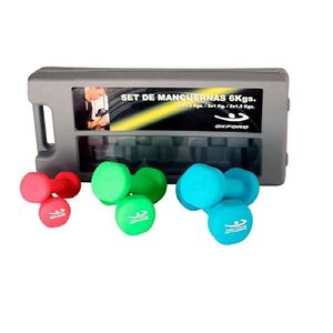 Set De Mancuernas Vinilo 6KG