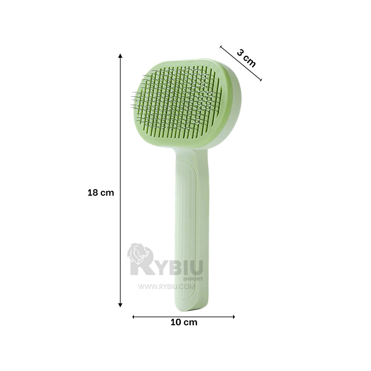 Cepillo de Limpieza para Eliminar Pelo de Gato Verde Real