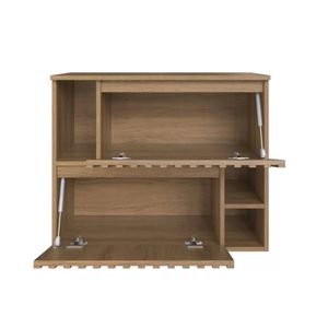 Mueble Moderno de Baño Iván color Marrón 2 puertas TU MESITA