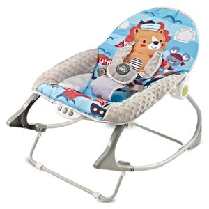 Silla Mecedora Naran con Juguetes Didácticos Celeste