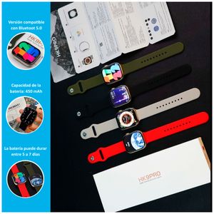 Smartwatch HK9 Pro Max con Pantalla Amoled | Plateado