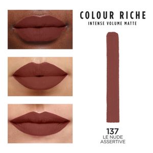 Labial Loreal Paris Colour Riche Nudes Of Worth Tono Assertive #137