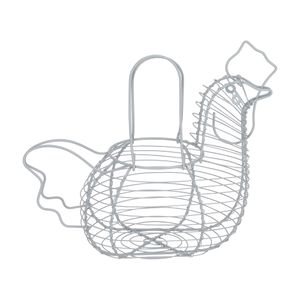 Canasto para Huevos con Forma de Gallina 35 x 18 x 25 cm