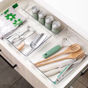 Organizador Cajón PET para Cubiertos 20x30x7,8 cm