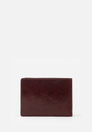 BILLETERA DE ESTILO CLÁSICO CON SENCILLERA EN CUERO ITALIANO