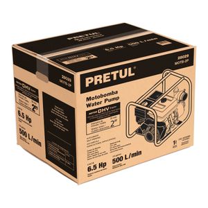 Motobomba Autocebante 2"x2" gasolina Pretul 28029