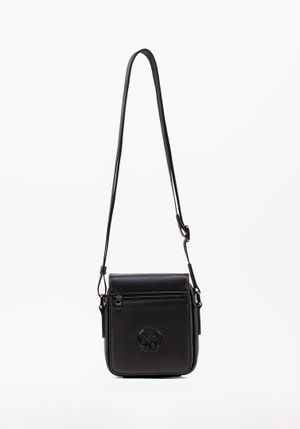 MORRAL PEQUEÑO EN CUERO GRABADO