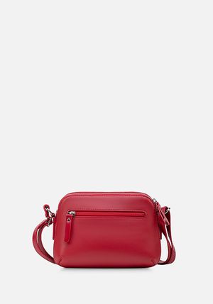 MORRAL PEQUEÑO EN CUERO LISO Y GRABADO